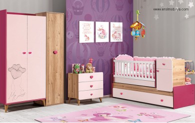 Pink Bebek Odası Takımı