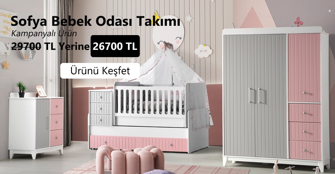 Sofya Bebek Odası Takımı