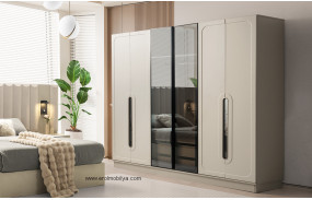 Balat 6 Kapılı Mdf Gardırop