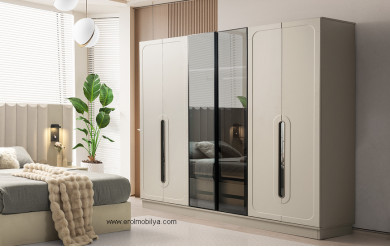 Balat 6 Kapılı Mdf Gardırop