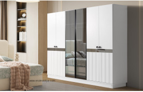 Kaşmir 6 Kapılı Mdf Gardırop