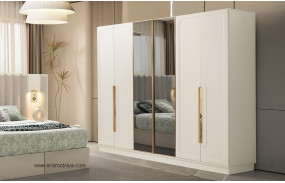 Urla 6 Kapılı Mdf Gardırop